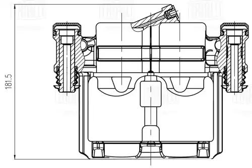 Суппорт тормозной TRIALLI CF 800424