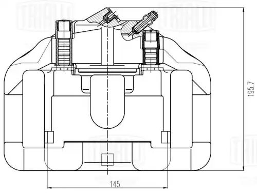 Суппорт тормозной TRIALLI CF 205001