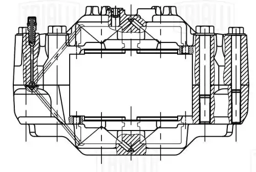 Суппорт тормозной TRIALLI CF 800337