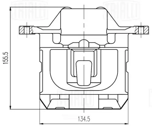 Суппорт тормозной TRIALLI CF 800316