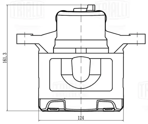 Суппорт тормозной TRIALLI CF 202401
