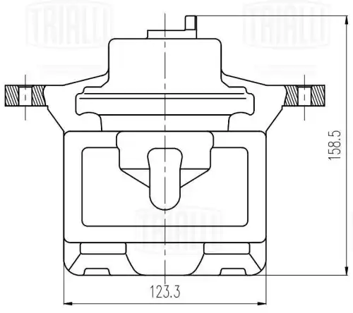 Суппорт тормозной TRIALLI CF 201401