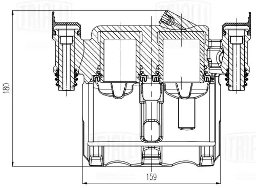 Суппорт тормозной TRIALLI CF 203901