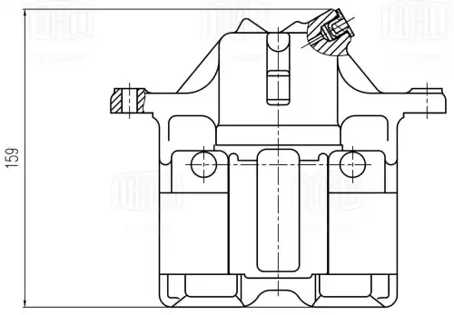 Суппорт тормозной TRIALLI CF 800470