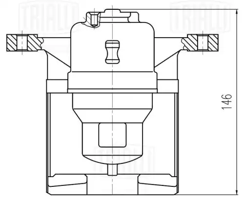 Суппорт тормозной TRIALLI CF 800437