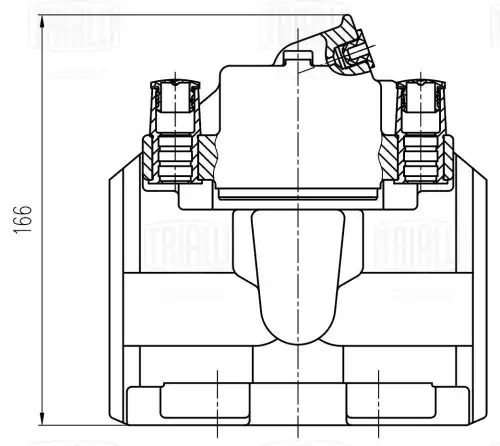 Суппорт тормозной TRIALLI CF 800434
