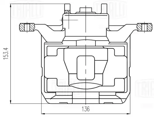 Суппорт тормозной TRIALLI CF 800461