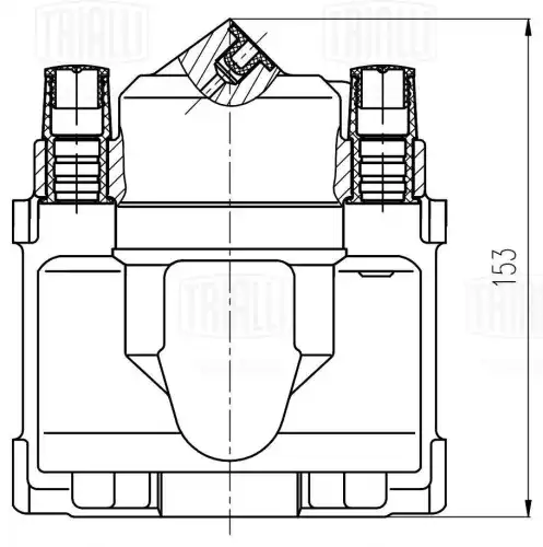 Суппорт тормозной TRIALLI CF 800356