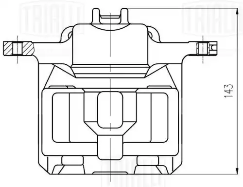 Суппорт тормозной TRIALLI CF 800449