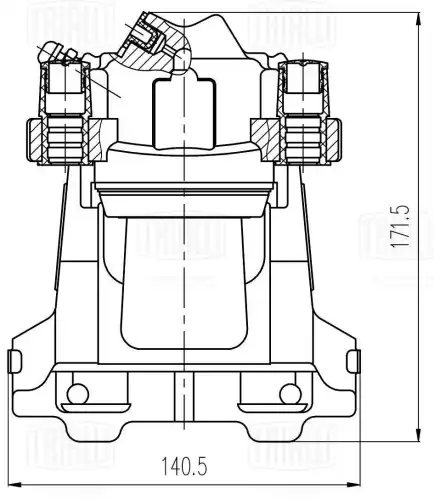Суппорт тормозной TRIALLI CF 800377