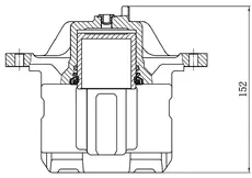 Суппорт тормозной TRIALLI CF 800518