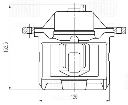 Суппорт тормозной TRIALLI CF 200402
