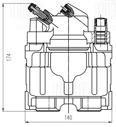 Суппорт тормозной TRIALLI CF 203802
