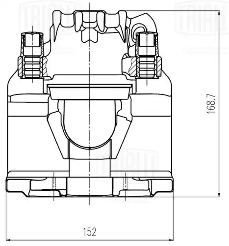 Суппорт тормозной TRIALLI CF 800371