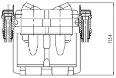 Суппорт тормозной TRIALLI CF 800605