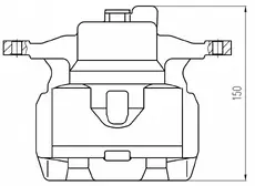Суппорт тормозной TRIALLI CF 800536