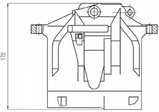 Суппорт тормозной TRIALLI CF 800563