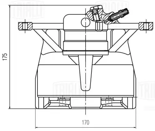 Суппорт тормозной TRIALLI CF 205902