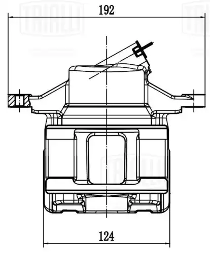Суппорт тормозной TRIALLI CF 800182
