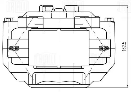 Суппорт тормозной TRIALLI CF 800308