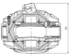 Суппорт тормозной TRIALLI CF 800602