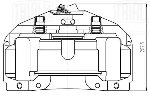 Суппорт тормозной TRIALLI CF 800386