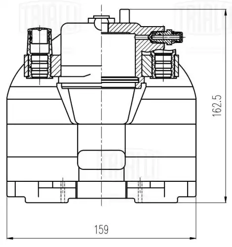 Суппорт тормозной TRIALLI CF 208302