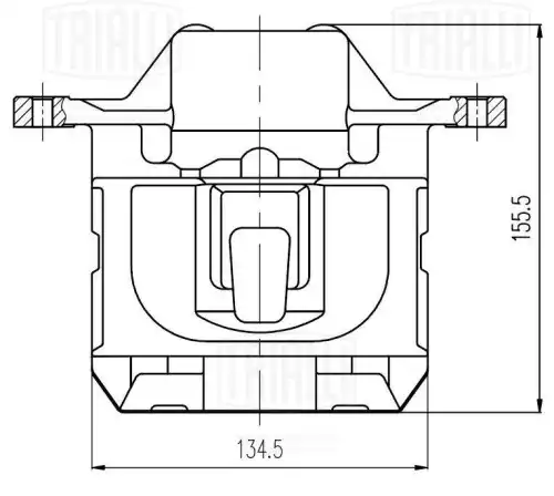 Суппорт тормозной TRIALLI CF 800317