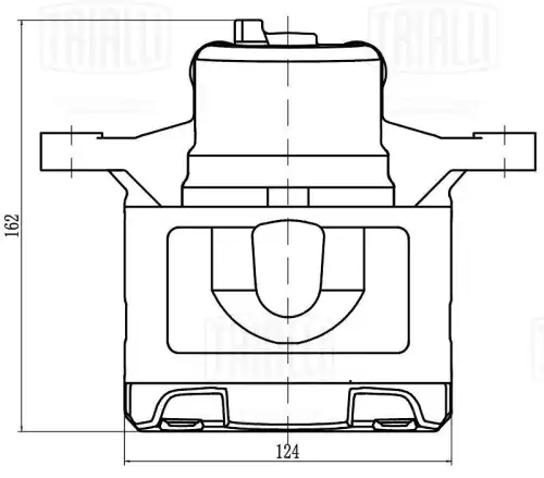 Суппорт тормозной TRIALLI CF 202402