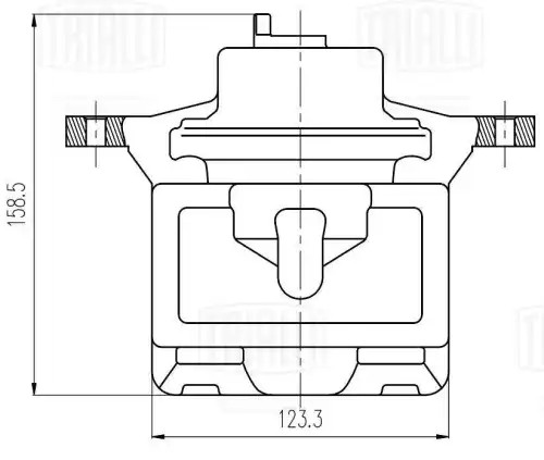 Суппорт тормозной TRIALLI CF 201402