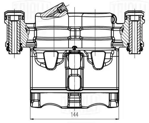 Суппорт тормозной TRIALLI CF 208902