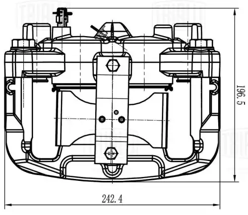 Суппорт тормозной TRIALLI CF 407