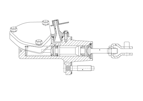 Цилиндр сцепления TRIALLI CF 845