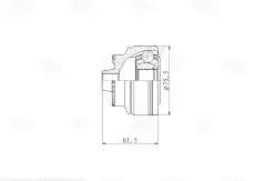 ШРУС наружный TRIALLI GO 2634
