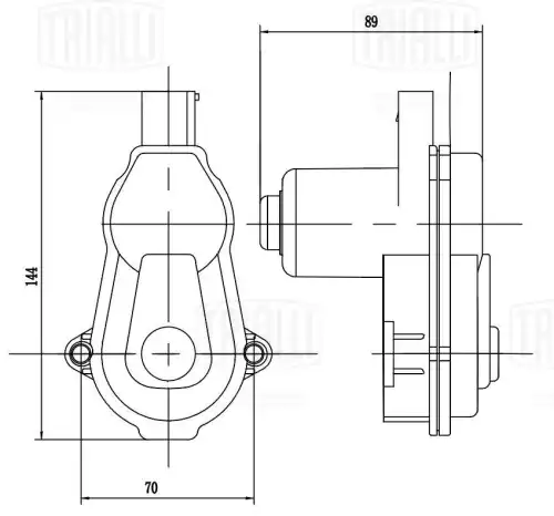 Суппорт тормозной TRIALLI RCM 800126