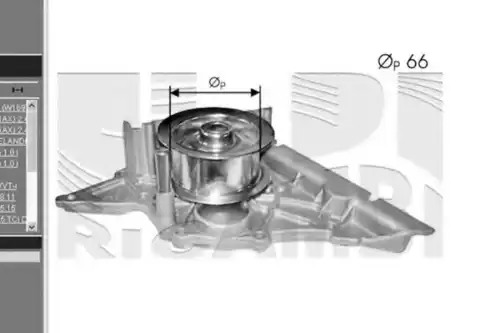 помпа Audi WPA381 AUTOTEAM