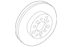 Тормозной диск MAZDA L16Y3325X