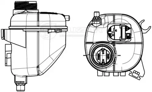 Расширительный бачок LUZAR LET 2615