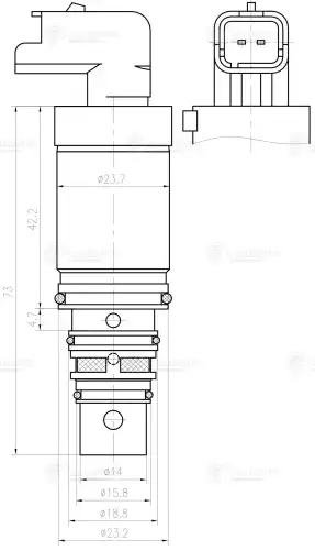 Клапан кондиционера LUZAR LCCV 2001