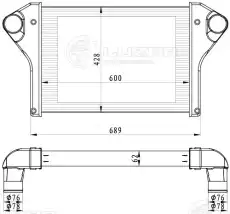 Интеркулер LUZAR LRIC 12370