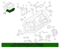 Салонный фильтр VAG 1H1819640A