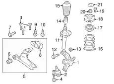 Буфер 8J0412303F VAG