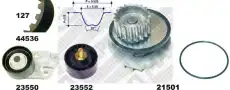 ремкомплект ГРМ с помпой Daew 41536 MAPCO