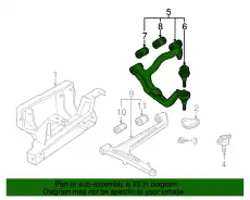 Рычаг подвески VAG 701407022B
