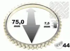 Датчик ABS MAPCO 76142