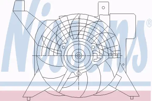 Fan assembly 85476 NISSENS