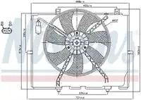 Fan assembly 85654 NISSENS