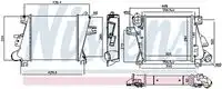 Радиатор кондиционера (конденсатор) NISSENS 96527