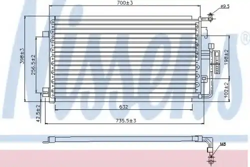 Condenser 94846 NISSENS