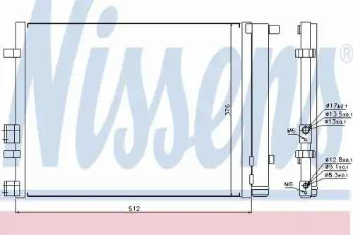 Condenser 940224 NISSENS